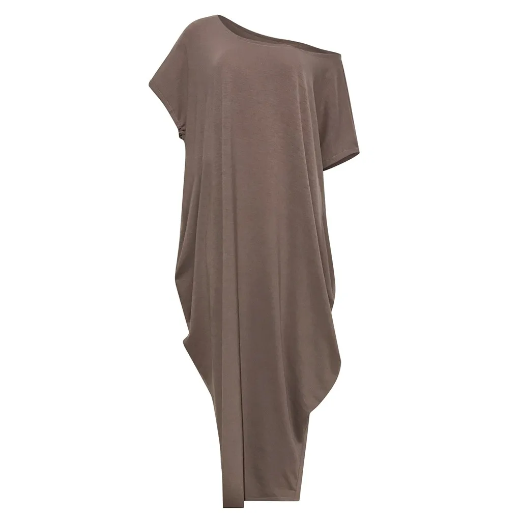 Женское летнее сексуальное повседневное пляжное платье 2020 новое однотонное с