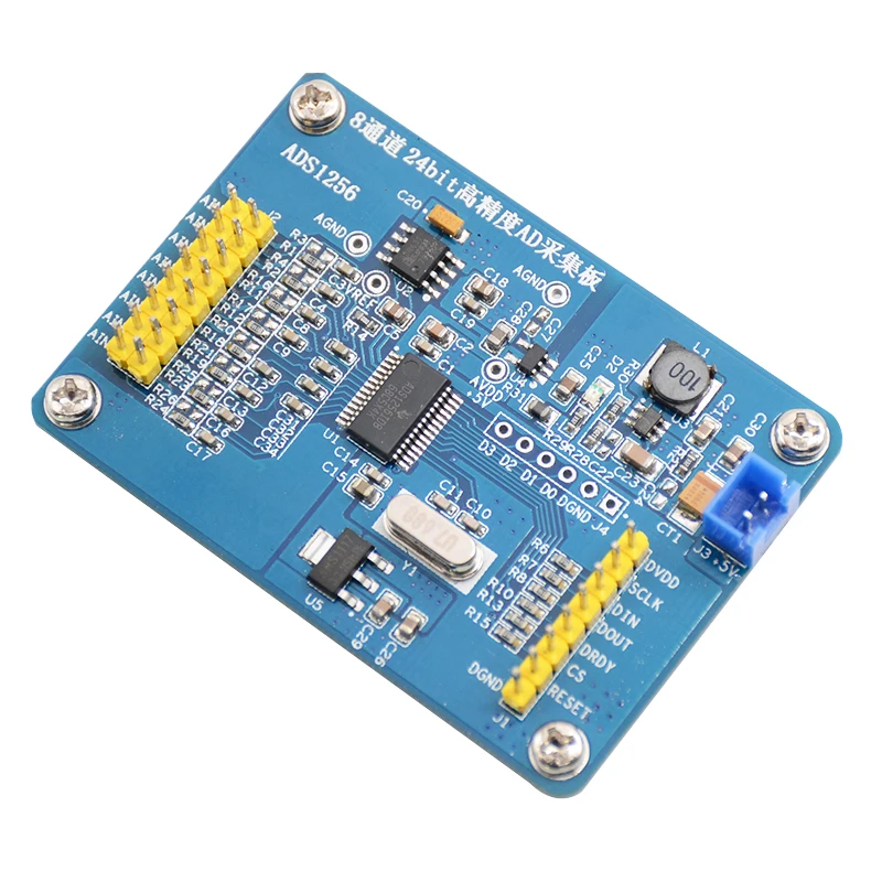 Модуль ADC AD 24 бит модуль ADS1256 высокоточная плата для сбора данных входное
