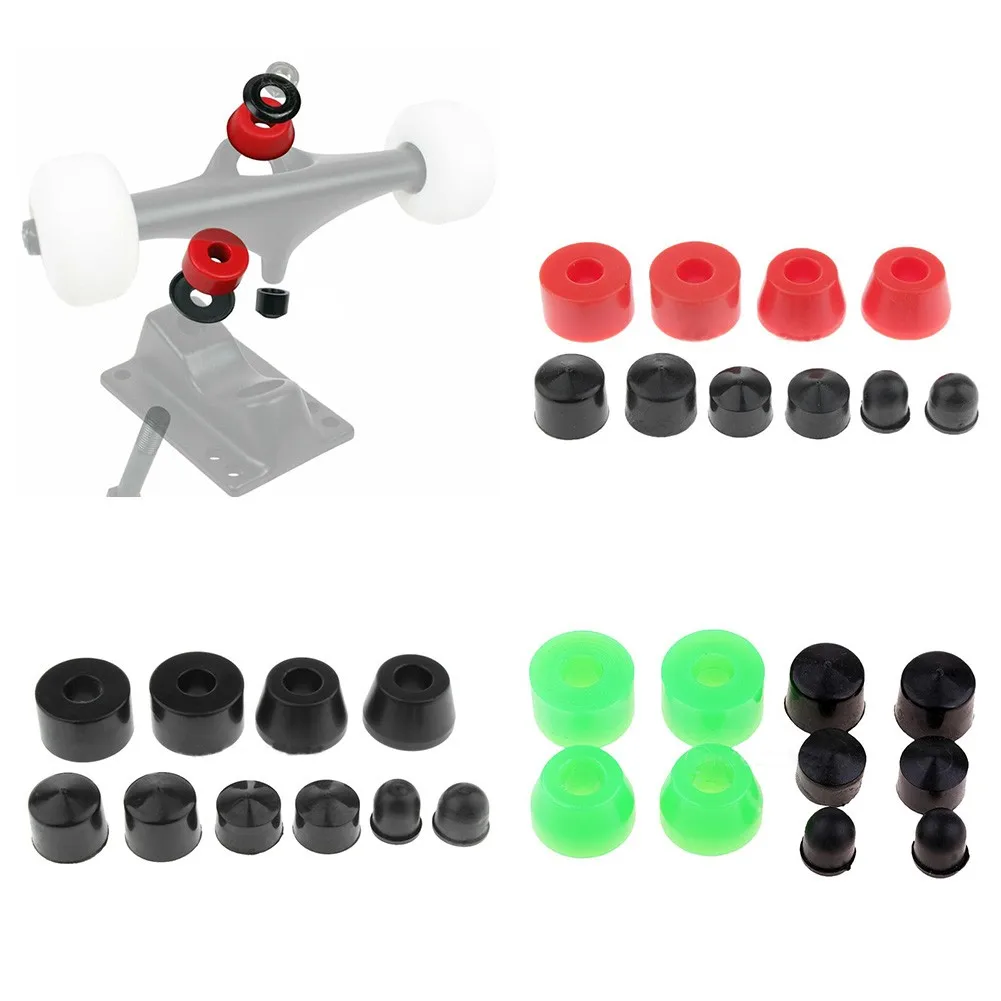 

Universal Skateboard Truck Rebuild Kit Bushing Washers Pivot Cups Shock Absorber Shock For 3.25/5/7 Inch Hoverboard Brackets