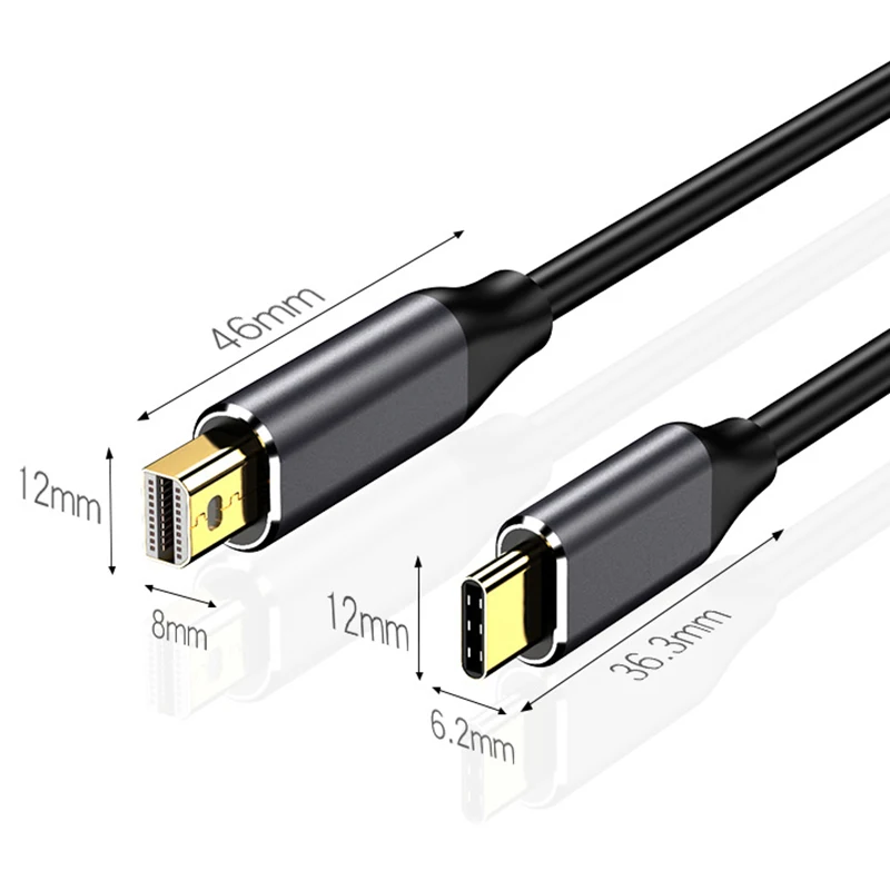 USB Type-C to Mini Display Port Support 4K 60HZ Adapter for Mate 20 P20 | Электроника