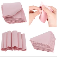 50pcslot lens clothes polishing cloth silver ornaments cloth wipe silver jewelry cleaning cloth useful jewelry tools