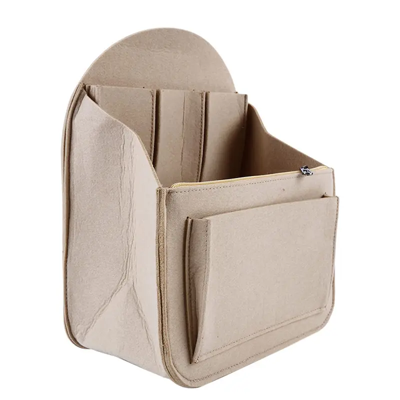 

Useful Cosmetic Bag Women Insert Travel Organizer Bag In Bag for Make Up Case Ladies Girls Felt Makeup Organizer Wash Bag