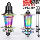 Велосипедная втулка Koozer XM490 PRO, горный велосипед с 4 ступицами, с отверстиями XDR 28, 32, 36