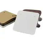 50 шт., 5x5 см, чистая крафт-бумага, ожерелье, карты Diaplay, аксессуары для самостоятельного изготовления ювелирных изделий, наклейка на ожерелье, бирка, оптовая продажа, 3 цвета