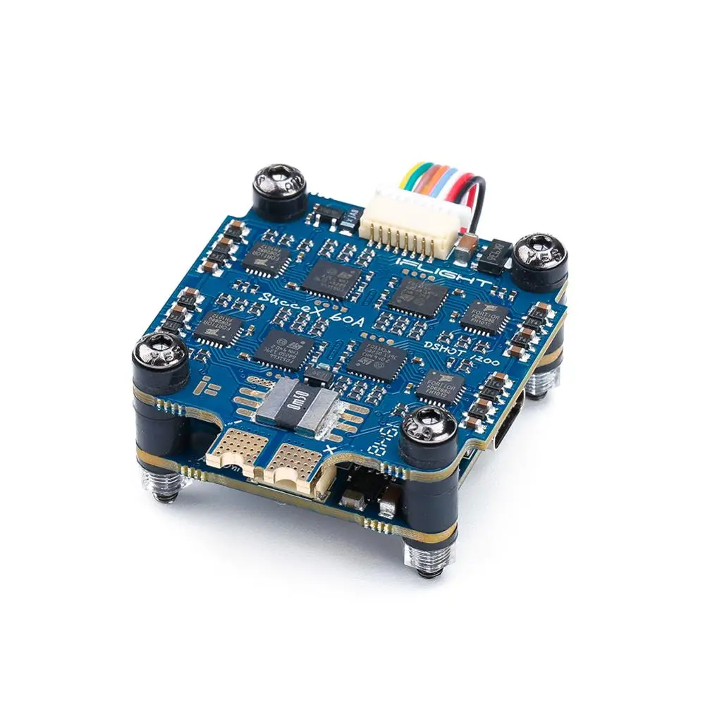IFlight SucceX-D F7 TwinG 60A Stack с V2.2 FC/SucceX V2.1 Plus BLHeli_32 2-6S ESC для HD FPV системы | Игрушки и хобби