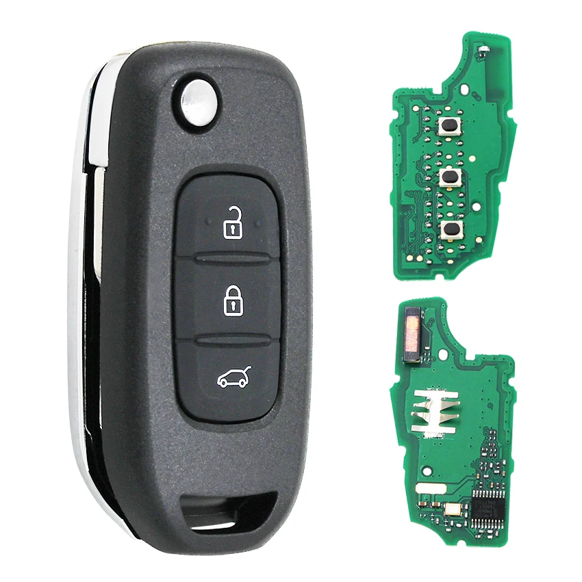 3BTN дистанционный ключ PCF7961 4A чип для Renault Kadjar Captur Megane 3 2013 2017 433 МГц CWTWB1G767 VAC102|Ключ от