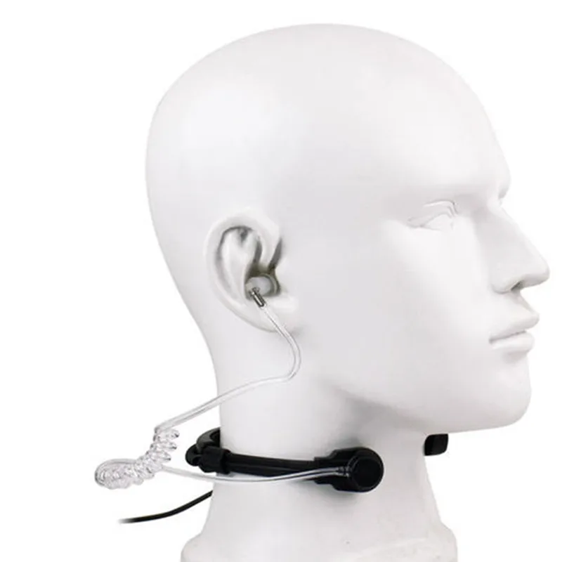 RISENKE Tactical Military Style Walkie Talkie Earpiece Headset for Baofeng UV-5R BF-480/490/320/V6 Kenwood TH-F6/F6A/D7/D7A/D7AG