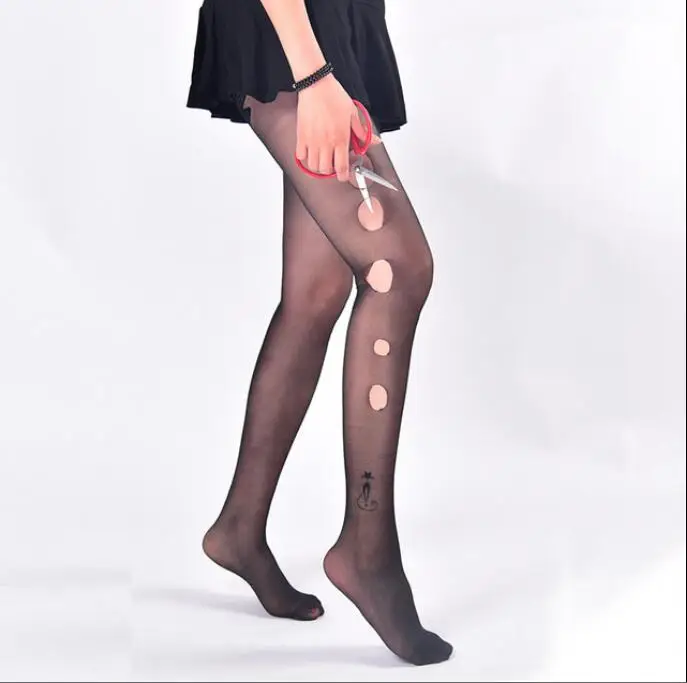 

2019 Women Sexy 5D Tear Resistant Nylon Pantyhose Sexy Breathable Elastic Tights Slim Stockings Plus Size Hight Waist