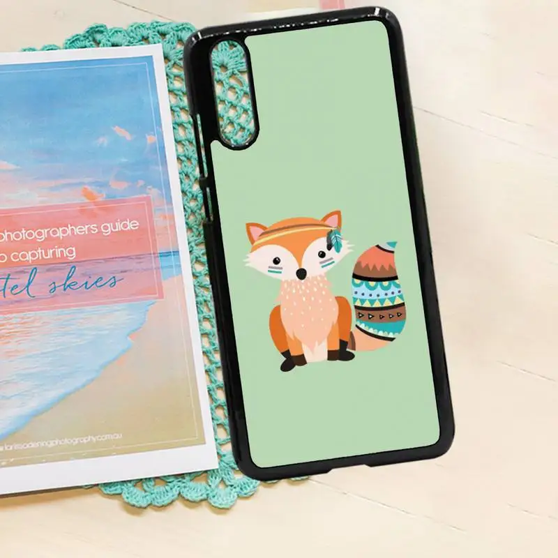 

Fox cute cartoon animal Phone Case PC for iPhone 11 12 pro XS MAX 8 7 6 6S Plus X 5S SE 2020 XR