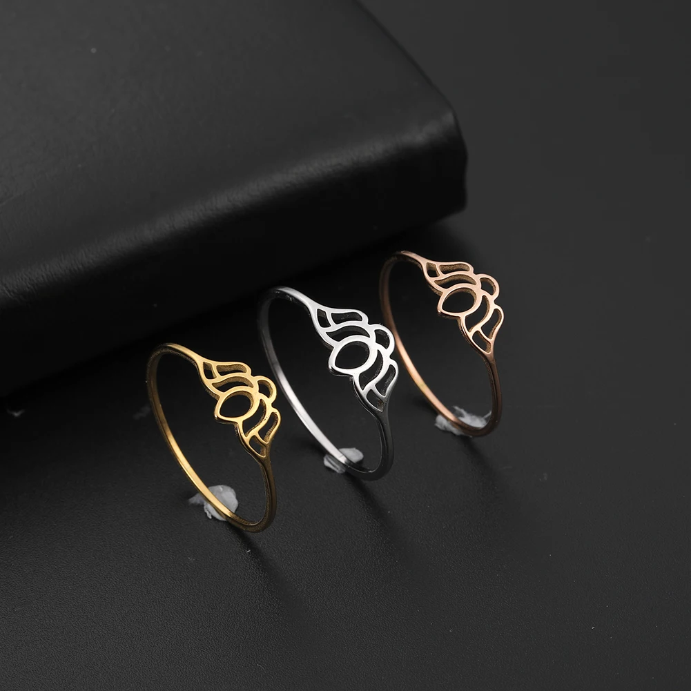 Кольцо Skyrim с цветком лотоса женское блестящее повседневное кольцо в стиле из