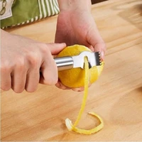 stainless steel lemon peeler cutter orange zester citrus lime peeling kitchen fruit gadgets tool
