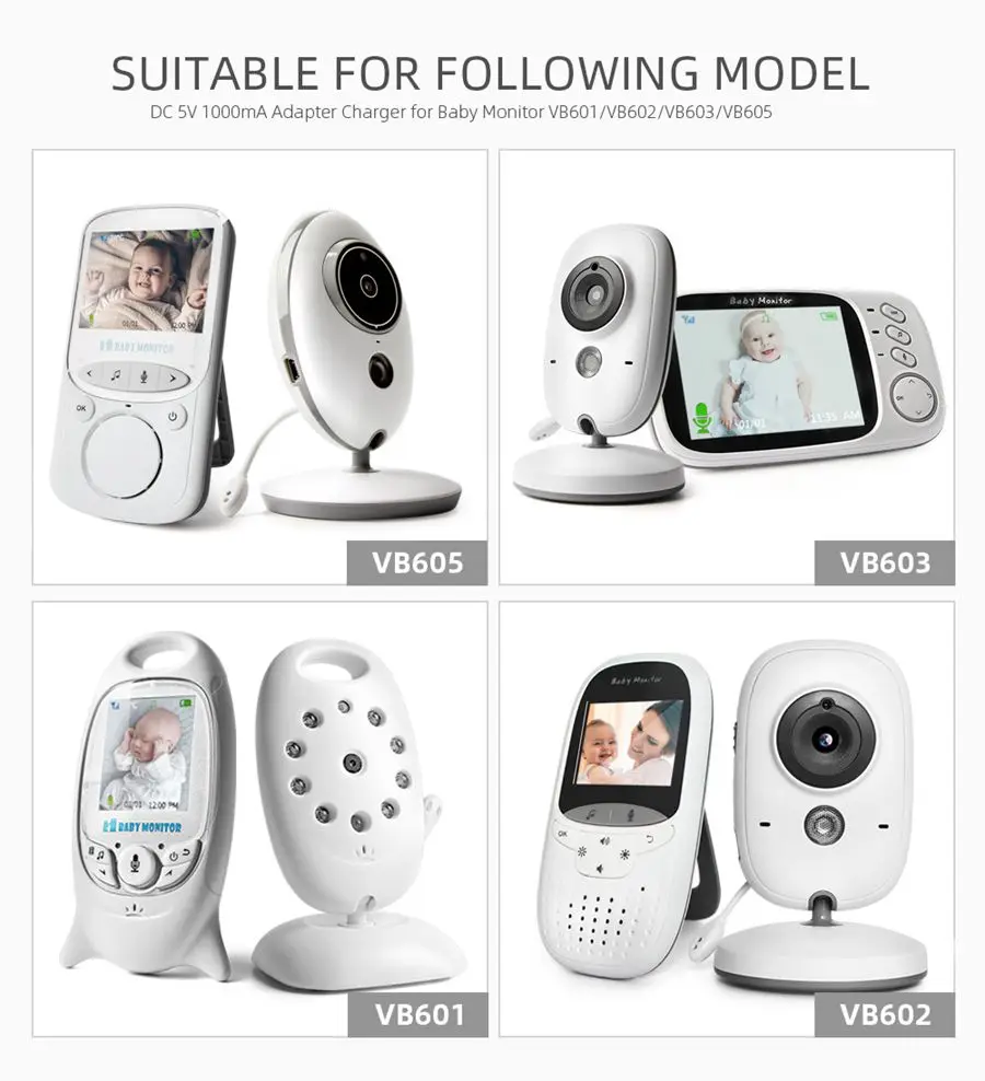 Универсальное зарядное устройство для радионяни модели VB601/VB602/VB603/VB605 |