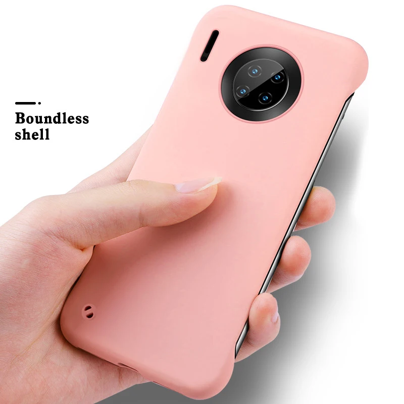 Жидкий Бескаркасный жесткий чехол для huawei mate 30 20 20X Pro Ультра тонкий жидкий PC P30 Lite