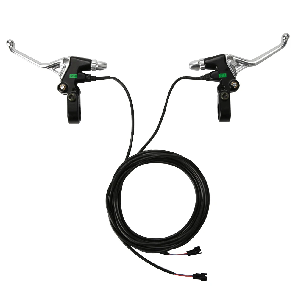 

1 Pair Aluminium Alloy Waterproof Brake Handlebar Grip Brake Lever for Electric Bike Scooter Electric Bike Accessory