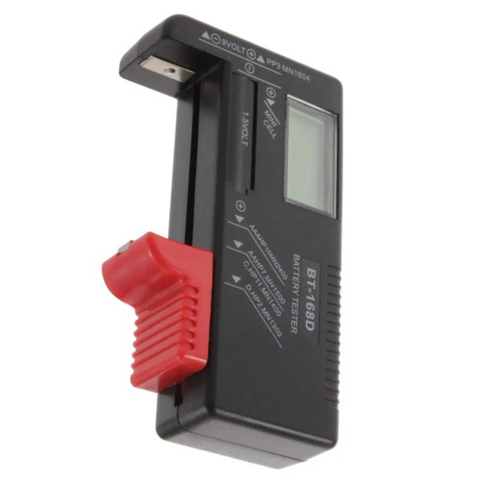 Цифровой тестер емкости батареи BT 168 PRO для 18650 14500 Lithum 9V 3 7 V 1 5 Cell C D батарей AA AAA C/D
