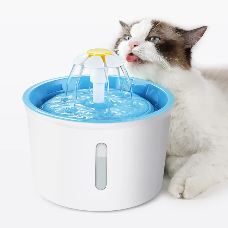 

2.4L Automatic Cat Water Fountain LED Electric Mute Water Feeder USB Dog Pet Drinker Bowl Pet Drinking Dispenser For Cat Dog