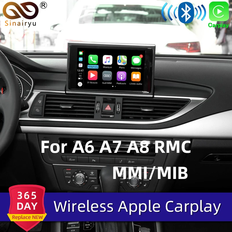 Адаптер на вторичном рынке мультимедийный маленький экран A6 C7 MMI OEM беспроводное