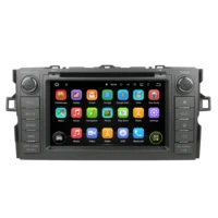 7 6 core android 10 0 car dvd player for toyota auris 2007 2012 multimedia player 464g radio stereo 2 din car audio dsp