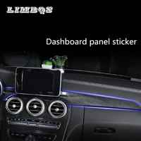 co pilot dashboard decoration sticker for mercedes benz c class w205 glc instrument panel decoration frame cover trim