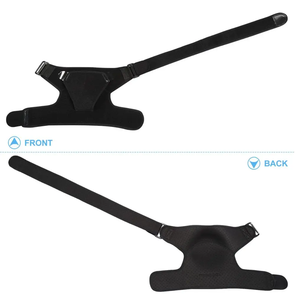 

Adjustable Shoulder Support Brace with Pressure Pad Breathable Shoulder Guard Strap Wrap for Rotator Cuff Joint Pain Fractures