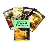 magical unicorns oracle card tarot cards mystical guidance divination entertainment partys board game supports wholesale 44pcs