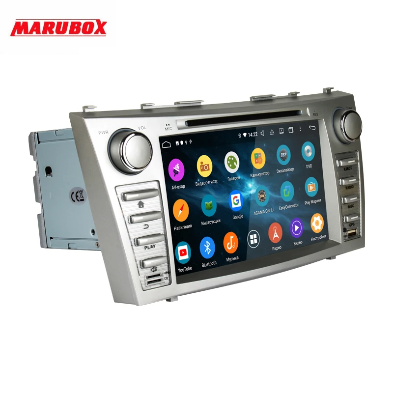 Штатная магнитола для Toyota Camry 2006 2007 2008 2009 2011 MARUBOX KD8403 Штатное головное устройство