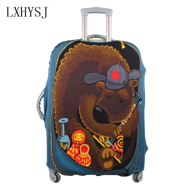 

LXHYSJ эластичность Чемодан крышка Чемодан защитные чехлы For18-30 дюйма багажа крышка чемодан Пылезащитный чехол Аксессуары для путешествий