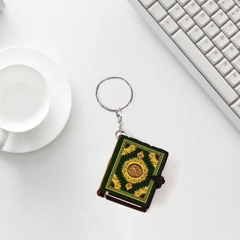 Винтажный мини ковчег Коран книга кулон мусульманский брелок сумка кошелек
