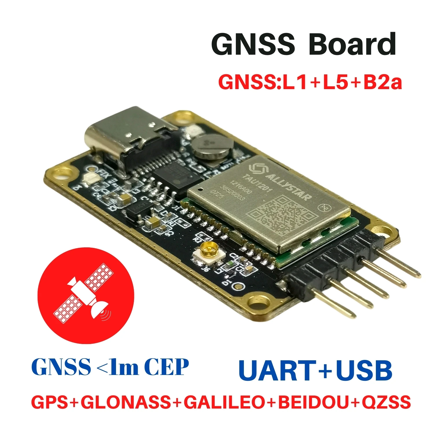 GNSS плата L1 L5 UART GPS GALILEO GLONASS BEIDOU TAU1201 gps модуль двойного режима GN2336 BNMEA0183 TOPGNSS |