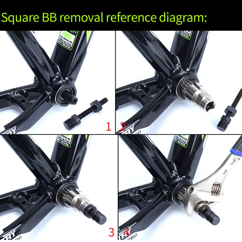 Инструмент для снятия нижнего кронштейна велосипеда ось BB квадратного отверстия