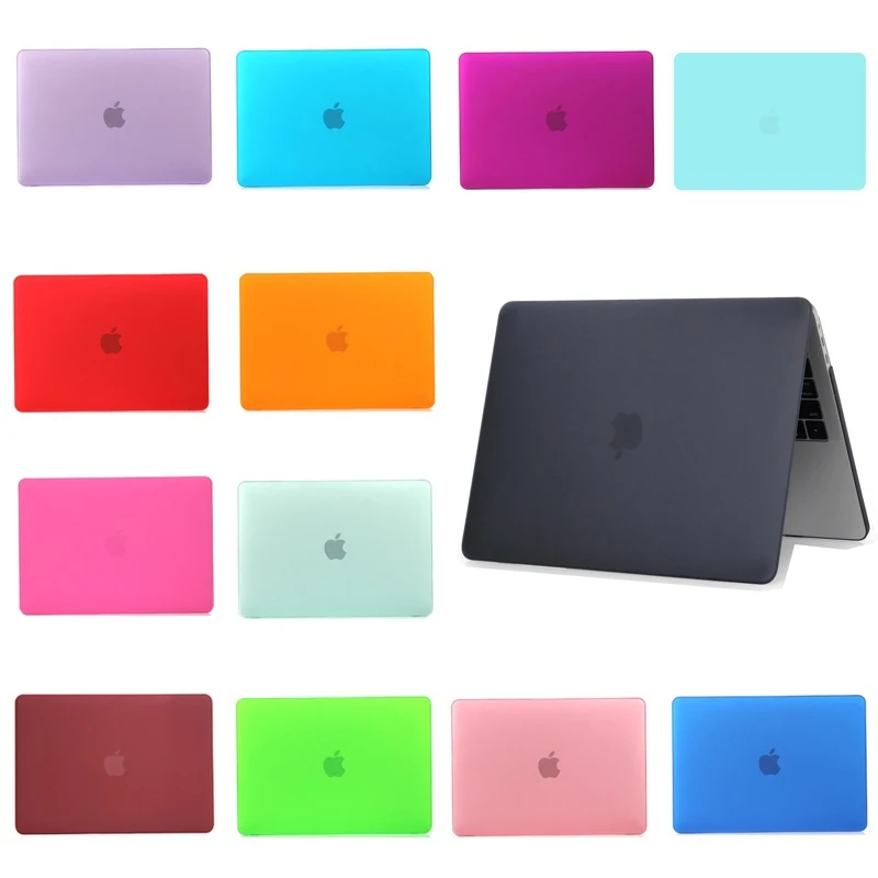 Матовые прозрачные чехлы для ноутбуков Macbook Pro 16 15 13 A2141 A2159 A1278 чехол Air 11 дюймов A2179
