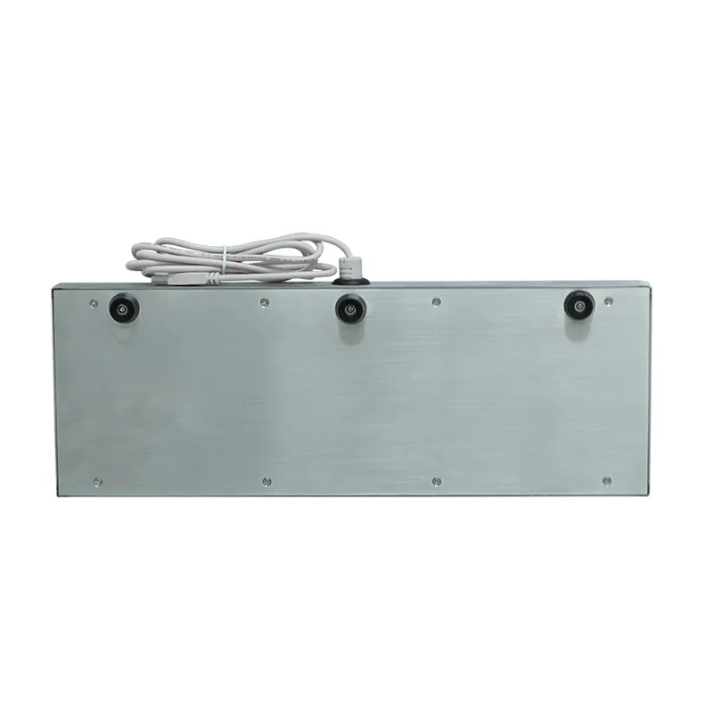 89 клавиш Проводная USB PS2 промышленная металлическая настольная клавиатура из