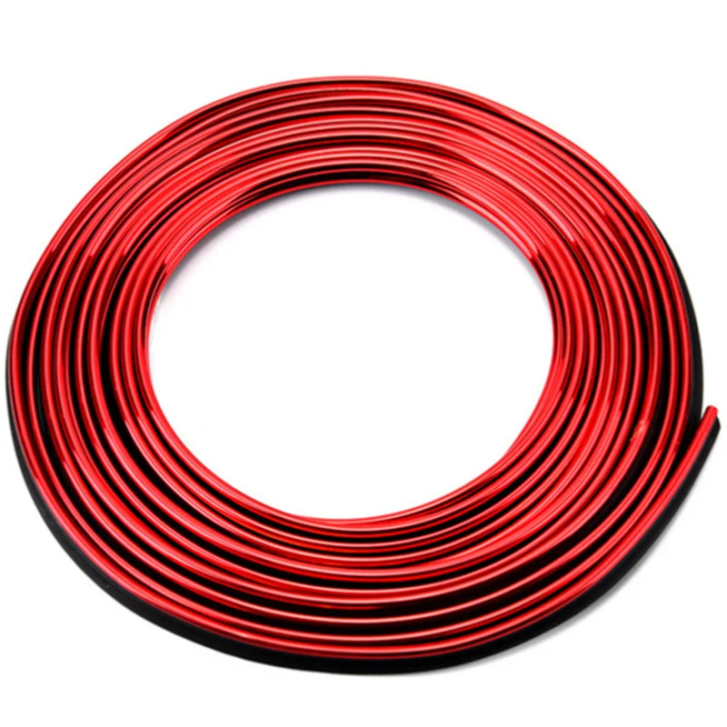 5M Interior Exterior Decoration Strips Car Styling Moulding Trim Dashboard Door Edge For Universal Cars Auto Accessories