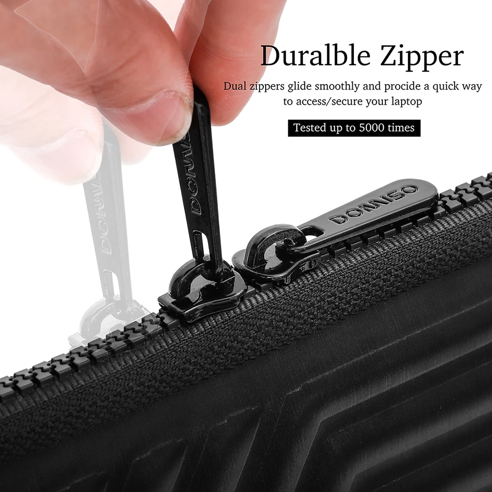 Защитная жесткая сумка для ноутбука DOMISO для ноутбуков диагональю 10", 13", 14", 15.6" и 17", водонепроницаемая, защищает от ударов.