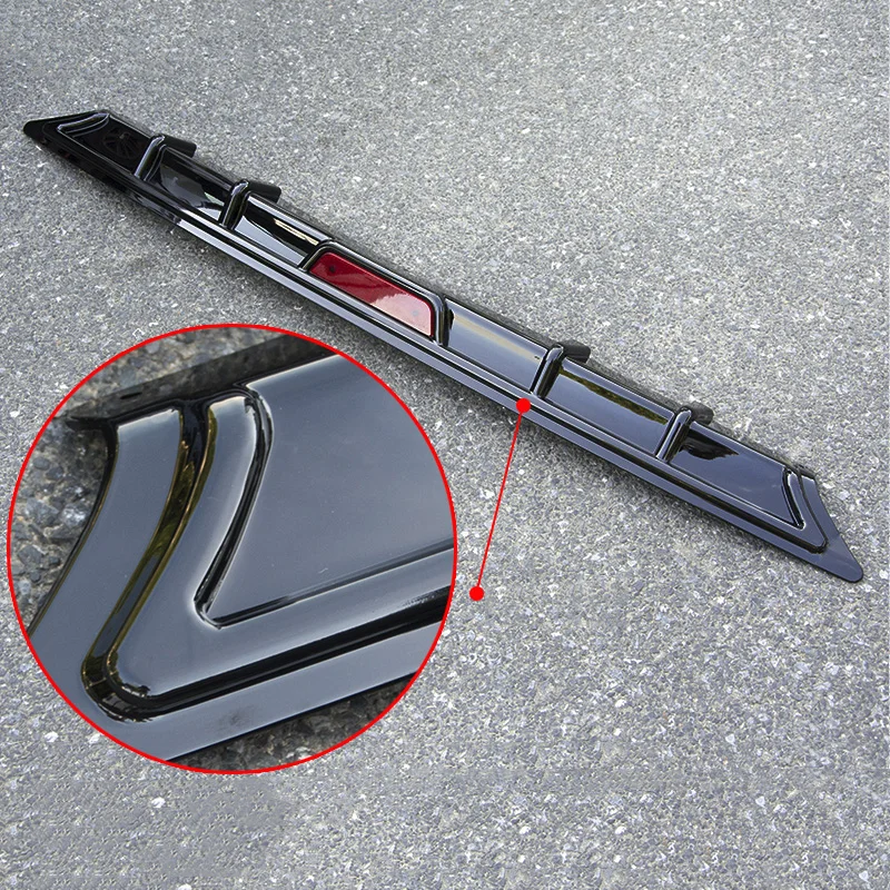 Акулий плавник крыло губа диффузор задний бампер Шасси 1 шт. подходит для Honda 10 Accord