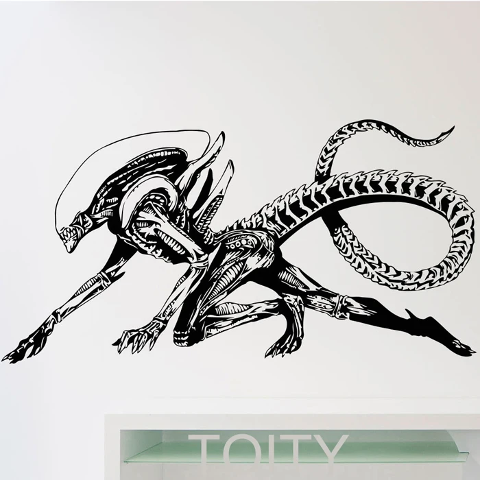 H51cm x W99cm 29 дизайнов, Инопланетянин, наклейка на стену, 1979, фильм, Xenomorph, плакат, виниловая наклейка, для дома, детской комнаты, декор интерьера, в общежитии, студия, художественная Фреска - Цвет: H51cm x W99cm