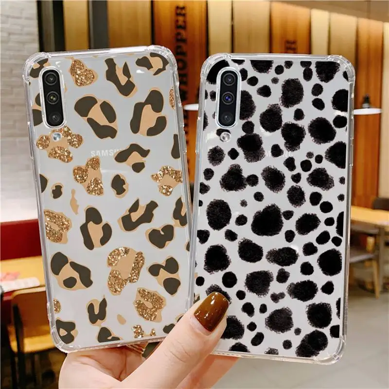 

Leopard Phone Case For Xiaomi Mi 11 Ultra Lite 10 Redmi Note 9 8 7 9a K30S K40 Pro Transparent Coque