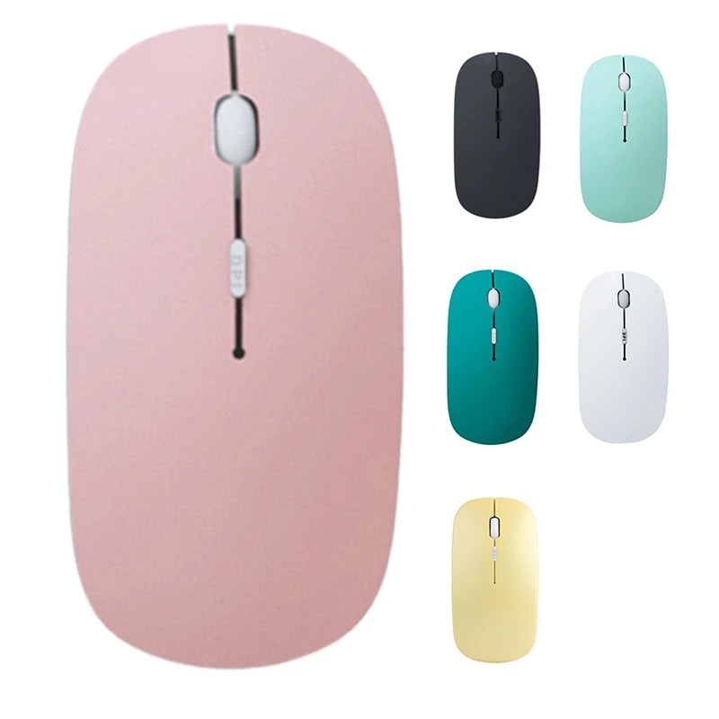 

K1 Computer Mouse, Wireless Silent Bluetooth 2.4Ghz Optical Mouse for Tablets and Laptops of Apple