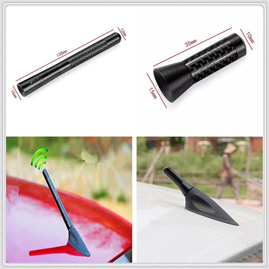 Автомобильная универсальная Антенна с коротким радиосигналом из углеродного