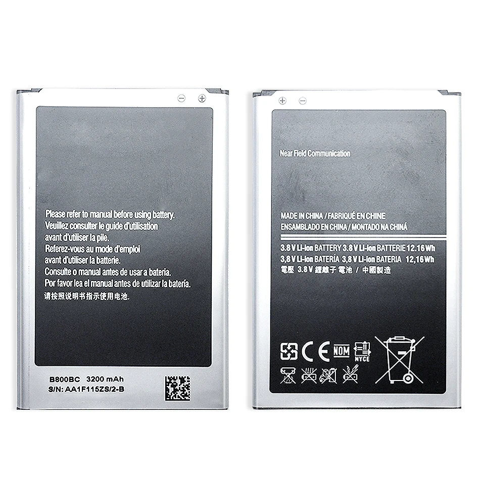 Для Samsung Galaxy Note 3 N900 N9002 N9005 N9006 N900A N900M 3200 мАч стандартная сменная батарея B800BE