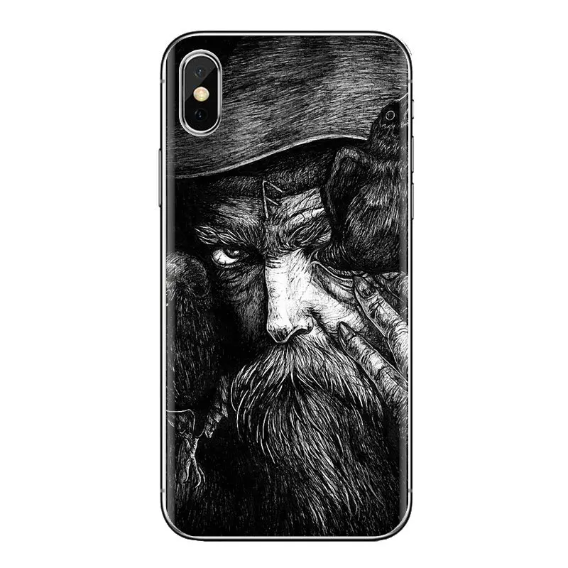 Viking warrior norse thor odin Transparent TPU Shell Covers For Xiaomi Redmi 4A S2 Note 3 3S 4 4X 5 Plus 6 7 6A Pro Pocophone F1 |