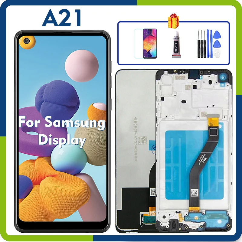 Для оригинальный Samsung Galaxy A21 2020 SM A215U A215U1 A215W S215DL ЖК дисплей сенсорный экран