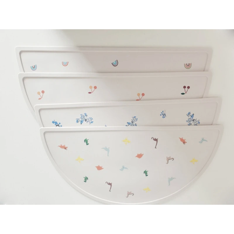 

Foldable Silicone Placemats for Baby Toddler Washable Heat Insulation Table Mat Heat Resistant Tableware Pads