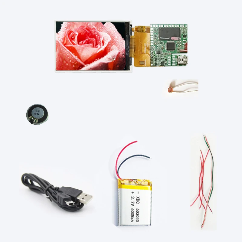2 8 дюймов DIY электронный компонент Наборы видео брошюра Модуль для приглашения