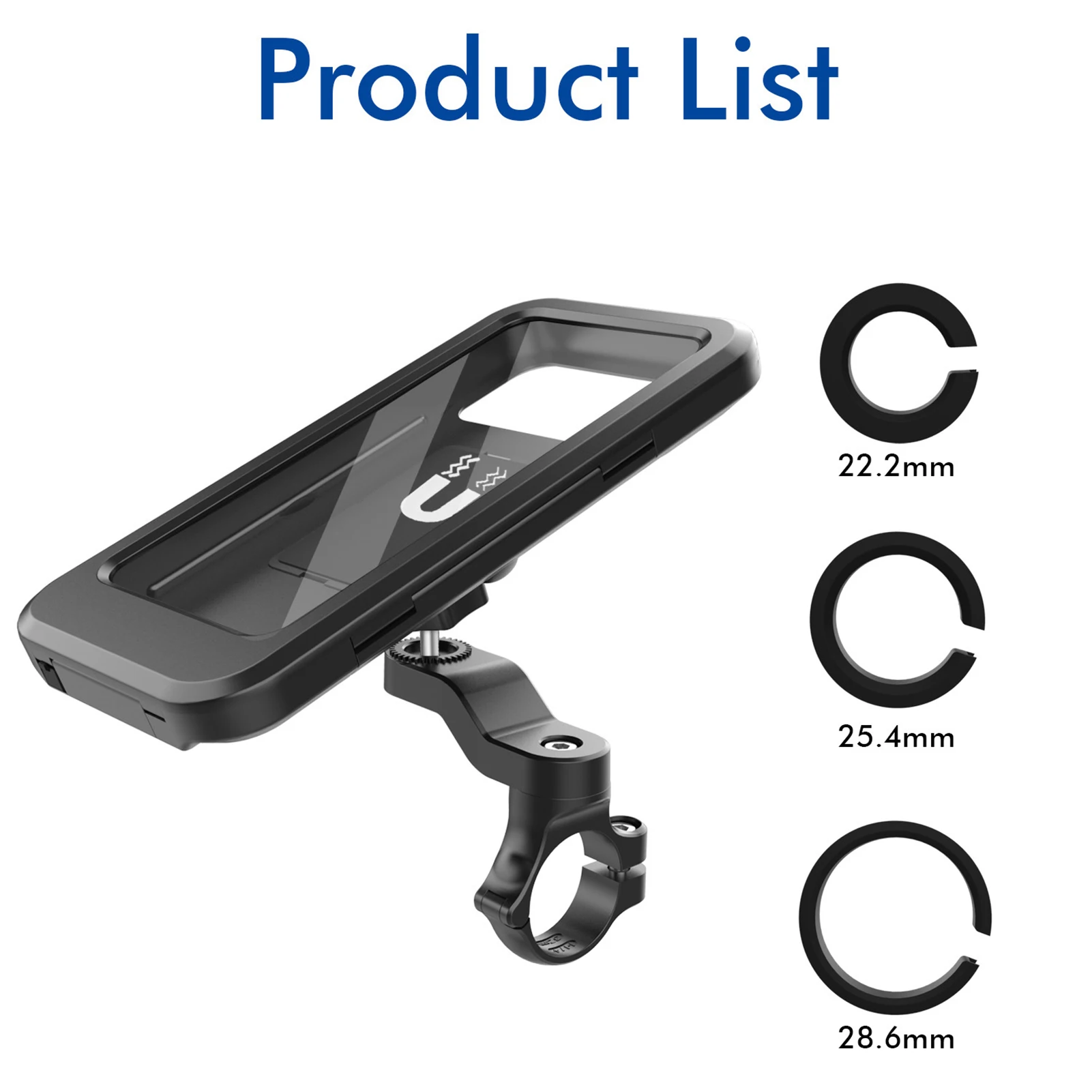 

Waterproof Case For Phone Holder Bike Handlebars Mount Bike Motorcycle Universal Phone Holder Touch-Screen Phone Protective Case
