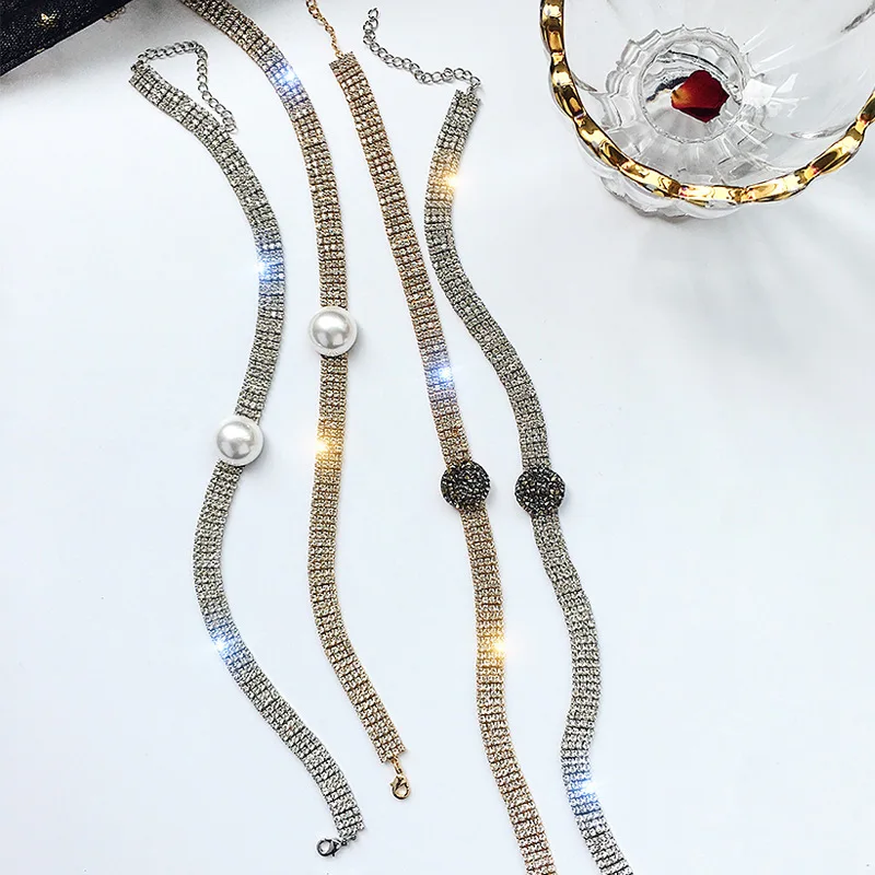 Ограниченное предложение 2019 ожерелье чокер цепочка на шею Ins Net орнамент короткий