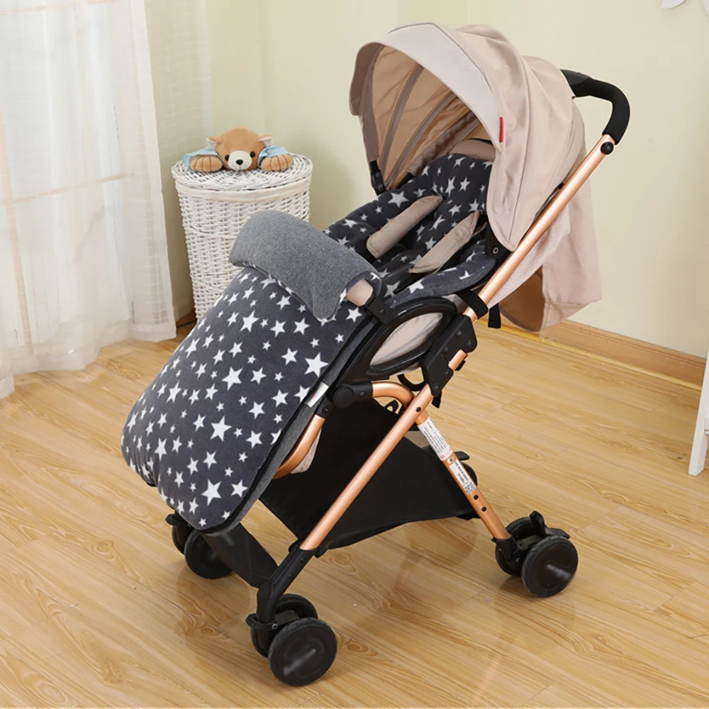 

Universal Cart Warm Foot Cover Baby Sleeping Bag Autumn Winter Baby Stroller Windproof Foot Glove Anti-Kick Pushchair Footmuff