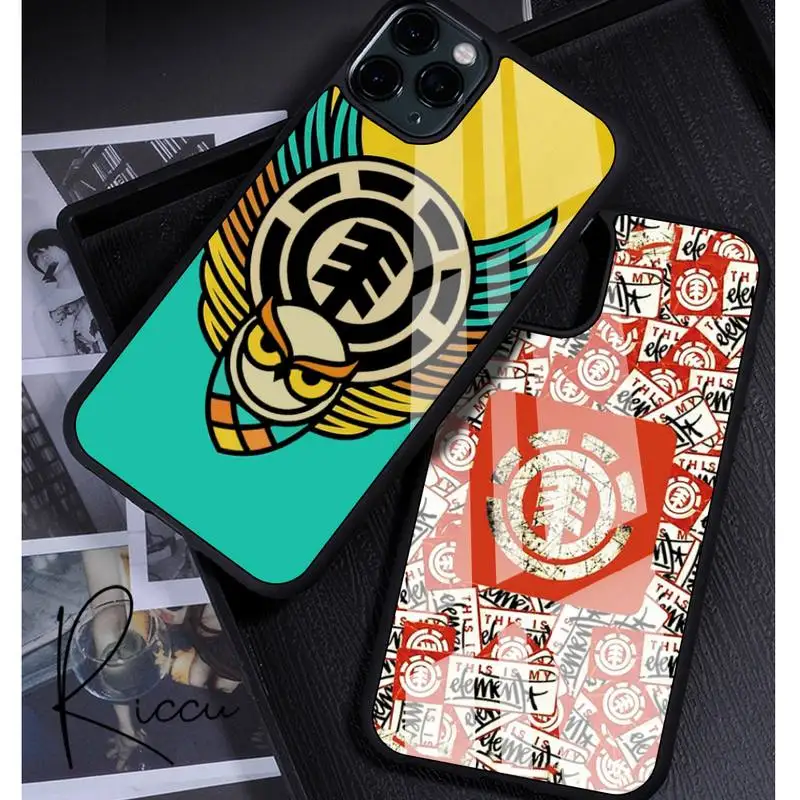 

Element skate life Skateboard Phone Case Rubber for iPhone 12 11 Pro Max XS 8 7 6 6S Plus X 5S SE 2020 XR 12 Mini case