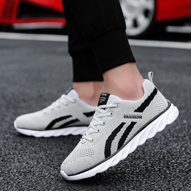 FAN PAO Men Male Official Original Running Athleisure Sport Leisure Walking Sneakers Mesh Fashion Street Casual Shoes Balenciaca | Спорт и