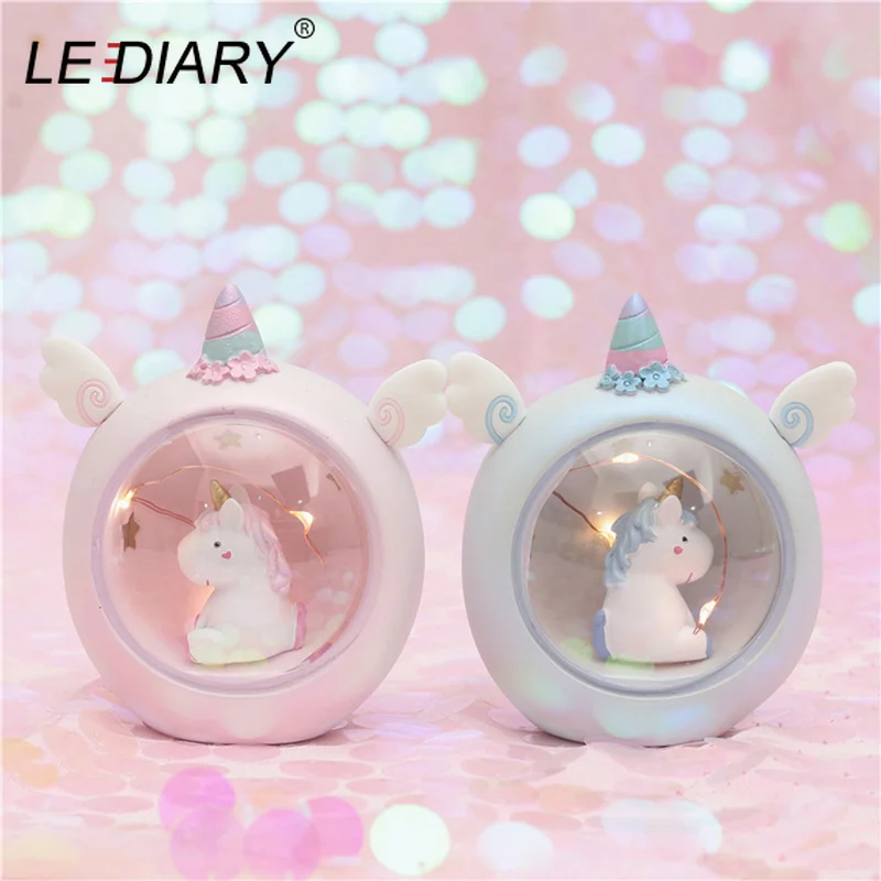 Светодиодный IARY Новинка Единорог светодиодный ночной Светильник s розовый синий